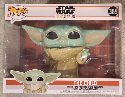 * WOW! FUNKO POP 369 MANDALORIAN THE CHILD * GROGU * 10'' SUPER SIZED POP *