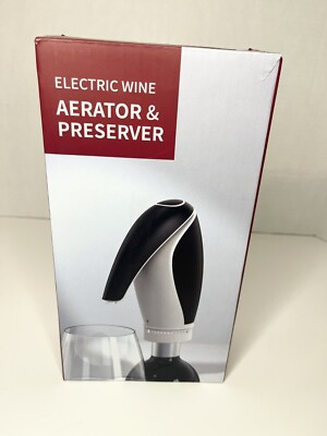 Electric Wine Aerator Pourer Rechargeable 3-in-1 Automatic Wine De...