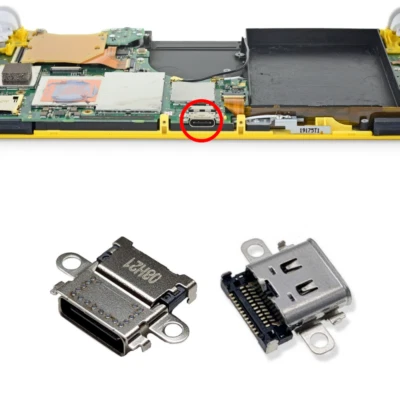 For Nintendo Switch Lite HDH-001 Original Fit Type C USB Charging Socket Port