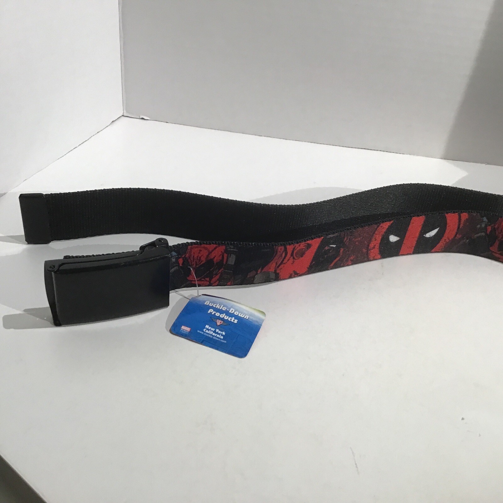 Buckle-Down Avengers Web Belt – 1.25" Wide, Military-Style Clasp With Built-In Bottle Opener, Fits Up To Size 42