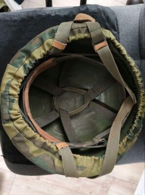 6B7-1M Russian Helmet with Flora Helmet Cover | eBay