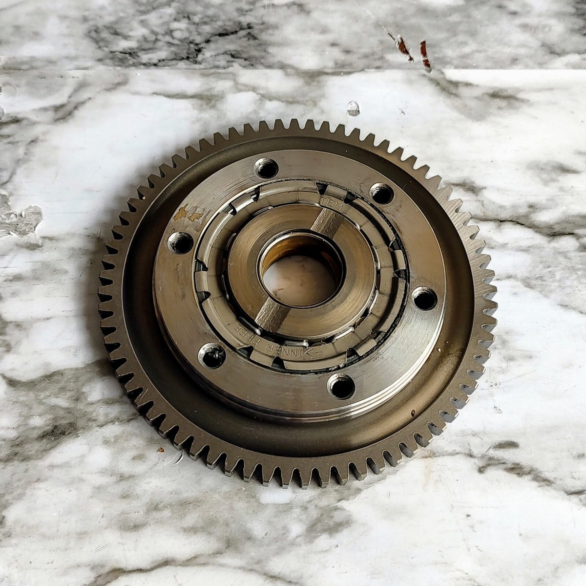 08 Hyosung Gt650R Comet OEM Starter Clutch One Way Gear