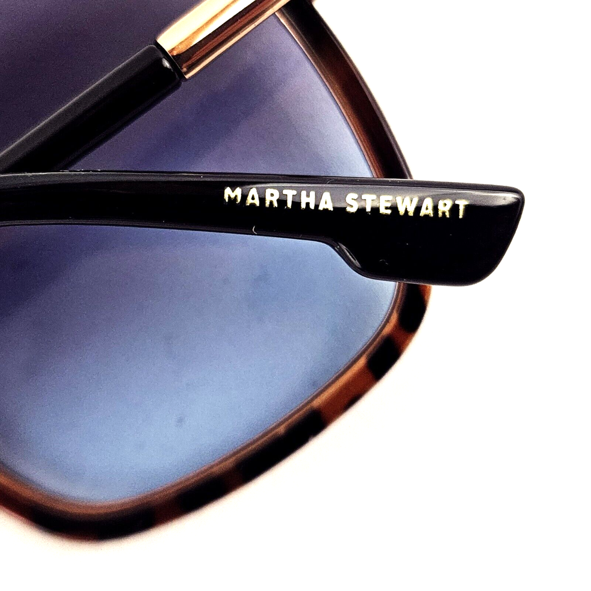 Martha Stewart Womens Sunglasses Tortoise w/ Gradient Lens MS148