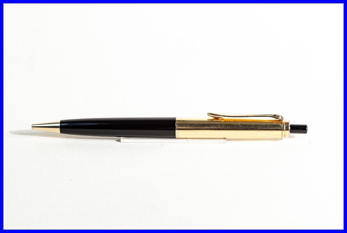 1958 PELIKAN 555 Ballpoint BLACK & rolled GOLD for 400 series