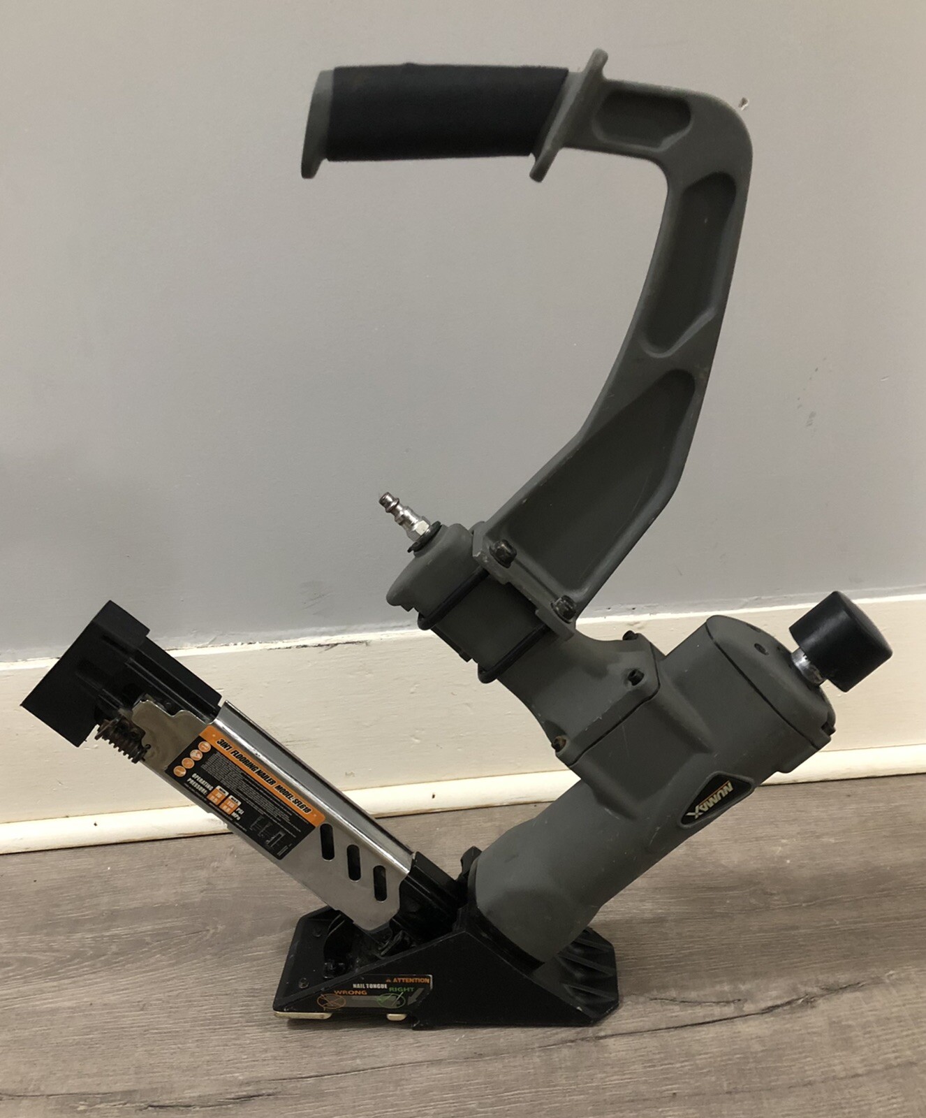 Used Numax Pneumatic 3in1 15.5/16 Gauge 2″ Flooring Nailer Stapler