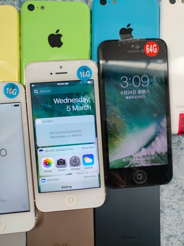Original Apple iPhone 5 5C 5S 8GB 16GB 32GB 64GB Unlocked 4G All colors GOOD - Afbeelding 11 van 34