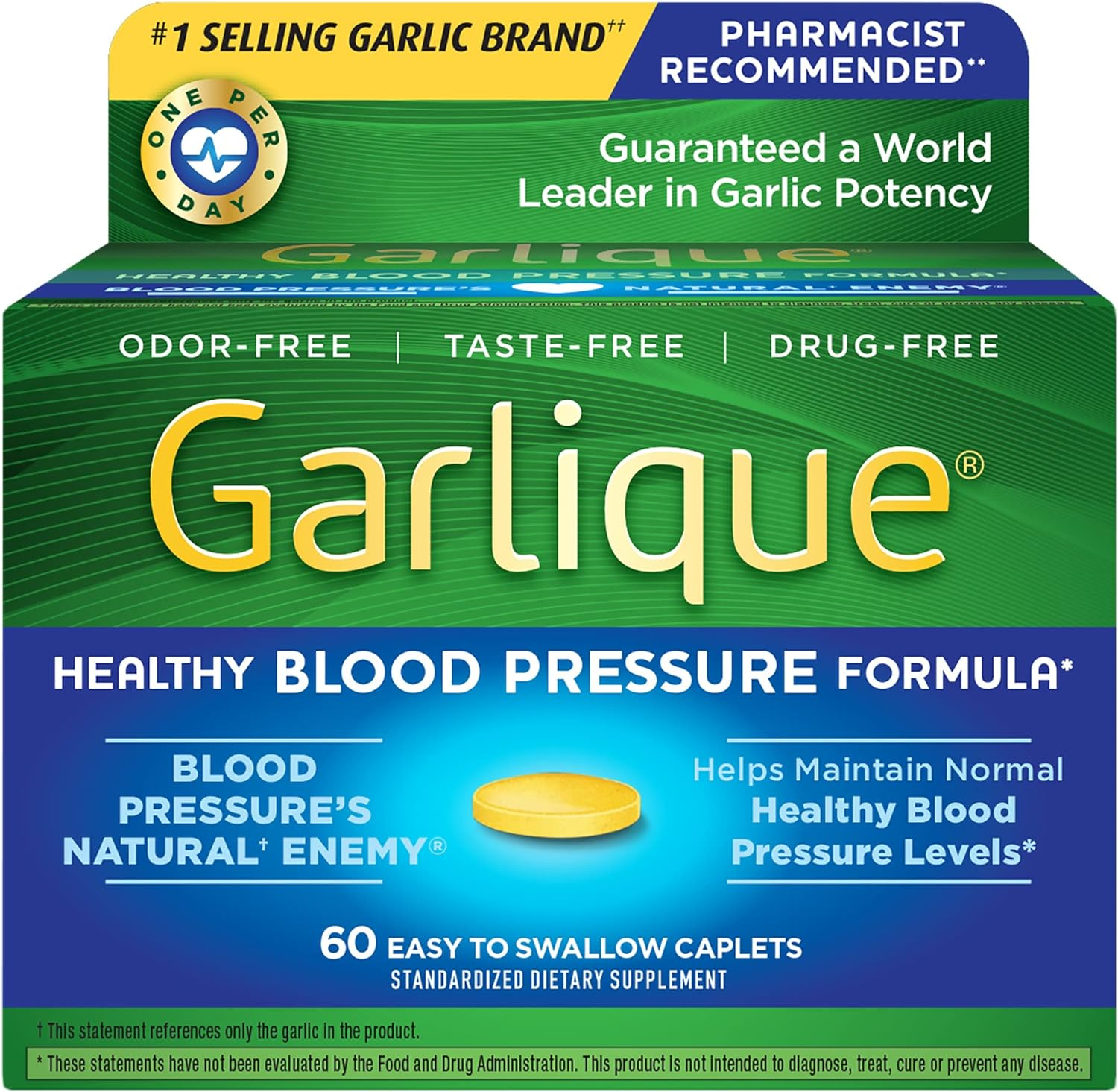 Garlique Healthy Blood Pressure Formula 60 ct