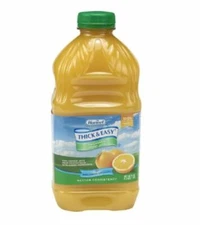 Thick & Easy Thickened Beverage 48 oz. Bottle Orange Nectar, case of 6