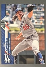 2020 TOPPS MINI - TONY GONSOLIN - Blue #10/10!!! Rookie - Dodgers