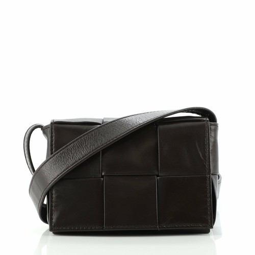 Bottega Veneta Cassette Crossbody Bag Maxi Intrecciato Leather Extra Mini |  eBay