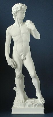 Skulptur David von Michelangelo Statue Ab Kollektion Dekoration Parastone Weiß