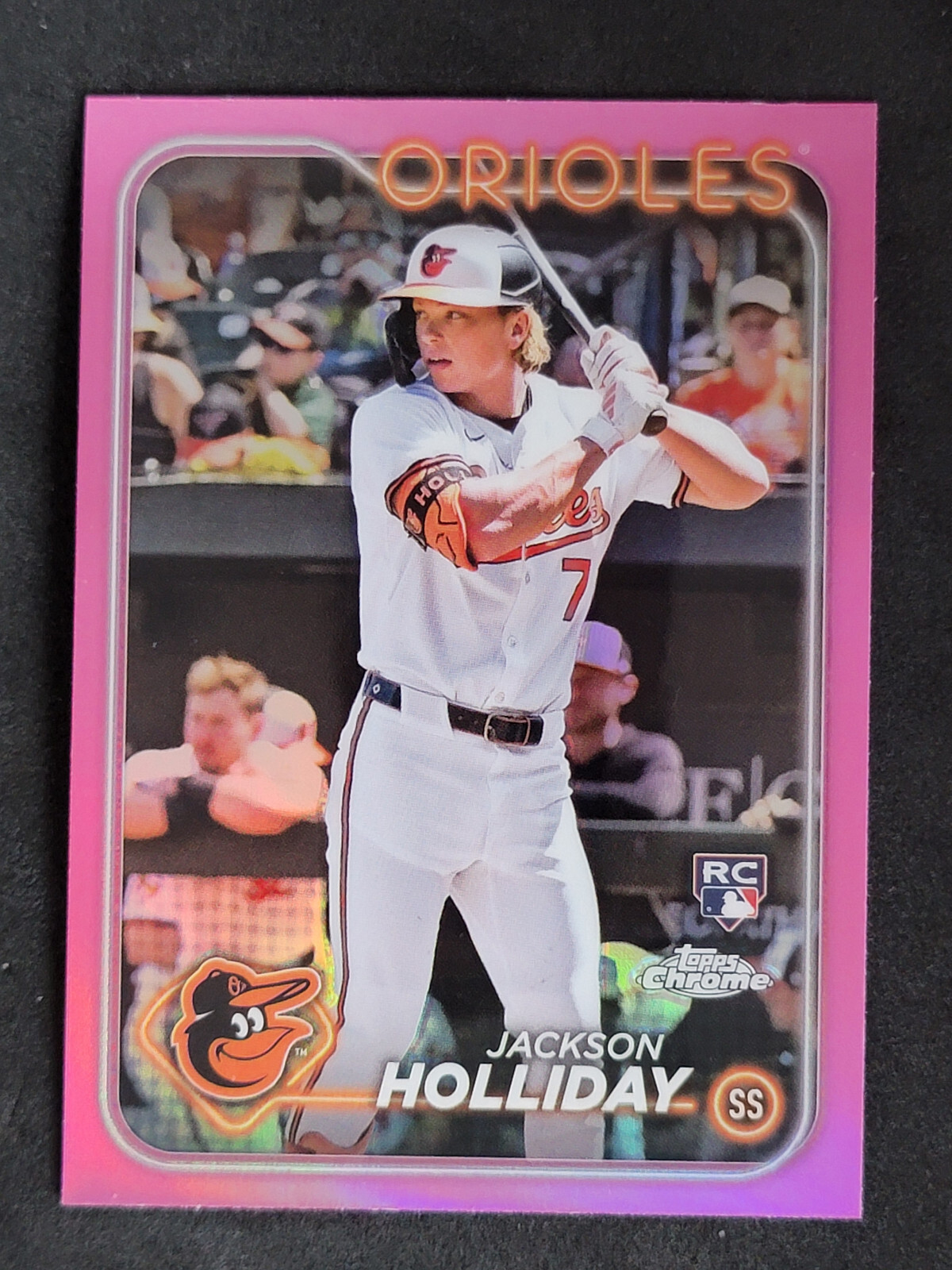2024 Topps Chrome - Pink Refractor #88 Jackson Holliday (RC)