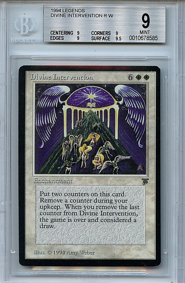 MTG Legends Divine Intervention BGS 9.0 (9) Mint Magic the