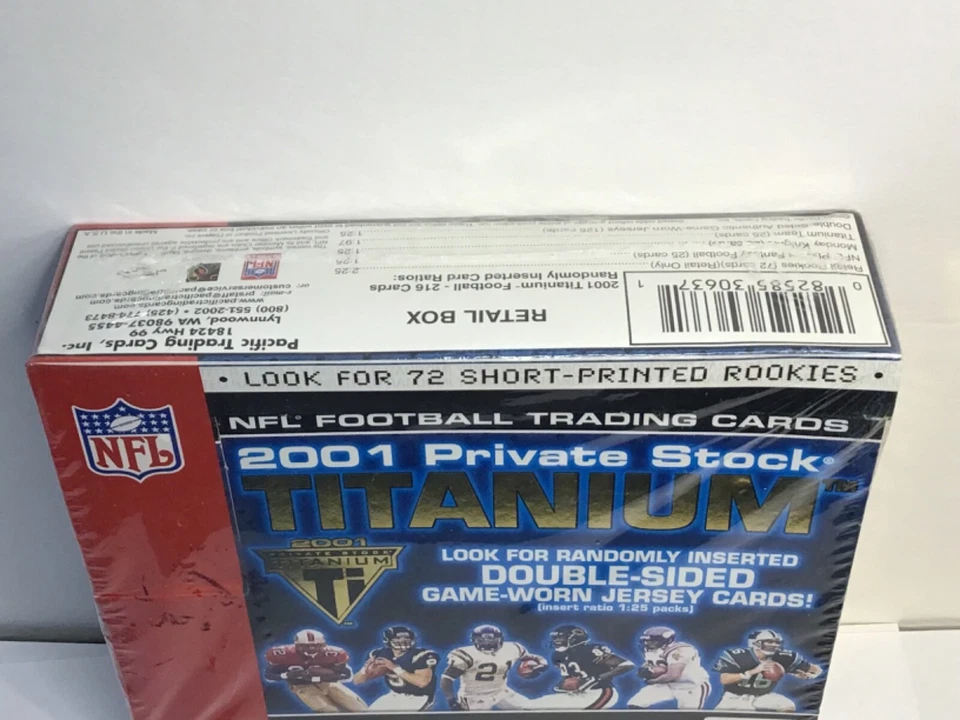 2001 Pacific Private Stock Titanium Football Retail Box - Image 2 of 4
