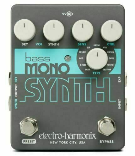 Used Electro-Harmonix EHX Bass Mono Synth Synthesizer Guitar Used Electro-Harmonix EHX Bass Mono Synth Synthesizer Guitar