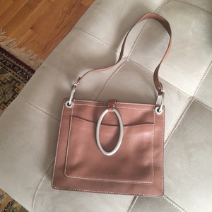 dkny tan purse