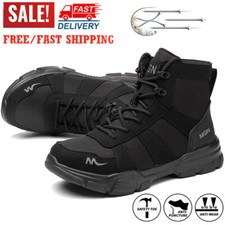 Mens Steel Toe Work Boots Indestructible Safety Shoes Tactical Boots Non-Slip