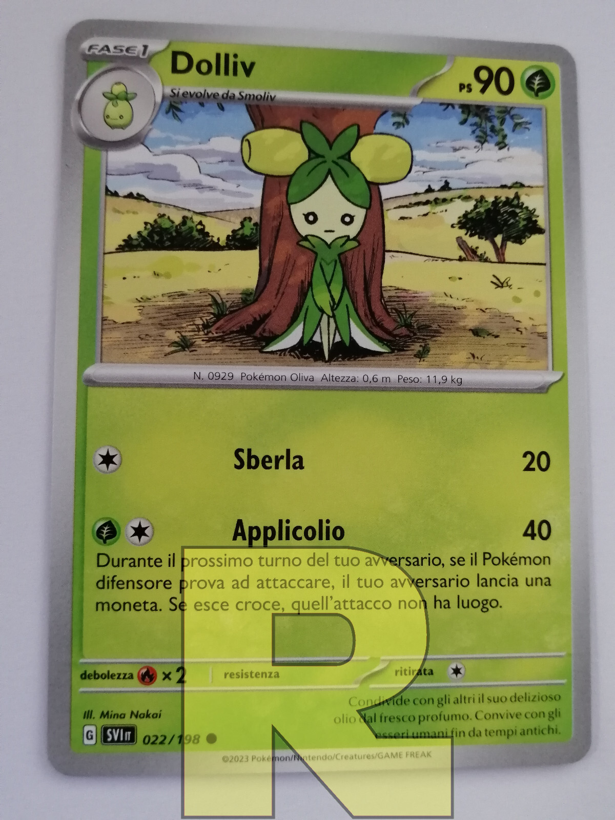 Dolliv ® Scarlet & Violet SVI 022/198 ® Common ® Pokemon ® Italian