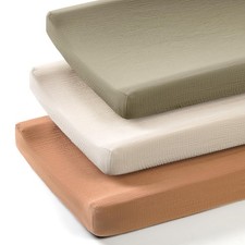 Baby Changing Pad Cover: Muslin Diaper Changing Table Pad Cover - Changing Pa...