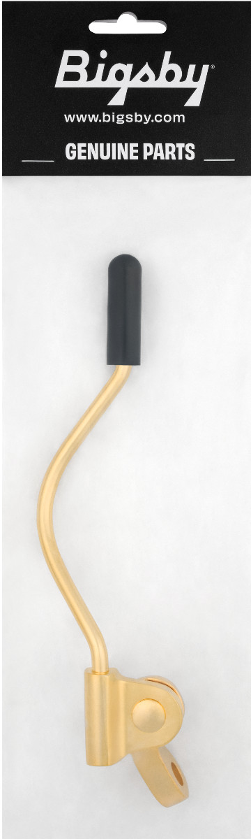 Рукоятка Bigsby Tremolo Arm в сборе для левой руки, Чет Аткинс, Проволочный дизайн, Золото