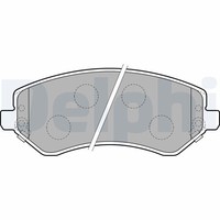 Delphi LP1773 Bremsbelagsatz, Scheibenbremse FüR Chrysler, Dodge, Jeep