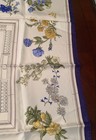 Hermes “Quai Aux Fleurs” 1952 Blue and Yellow Silk Scarf — photo 7