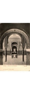 1910s Alcázar Seville Spain Postcard Patio de las Muñecas Moorish Architecture