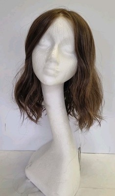 Mittelbraun Karamell Lagenlook Perücke Wellig Hitzefreundlich - Haarausfall Alopezie REF 0032
