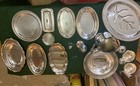 vintage silver plated trays and holloware. — photo 1