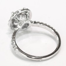 1 1/4 CT Dazzling Diamond Engagement Ring Round Cut H/I1 950 Platinum