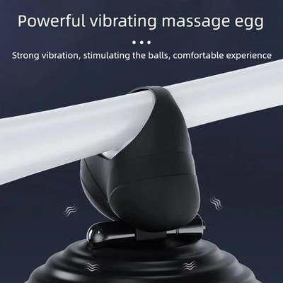 Penis Scrotum Massager Vibrator Cock Ring Sex Toy Men Delay Perineum  Stimulator | eBay