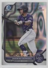 2022 Bowman Chrome Prospects Lava Refractor 4/399 Warming Bernabel #BCP-46 s3g