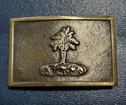 Brass Civil War Reproduction South Carolina Belt Plate