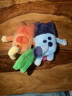 Bluey And Bingo Plush Set Of 2 Rose Bouquet Flowers Valentines Day  — photo 4