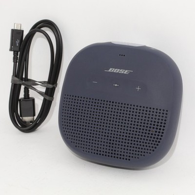 Bose SoundLink Micro Waterproof Bluetooth Speaker Mifnight Blue w/ Cable