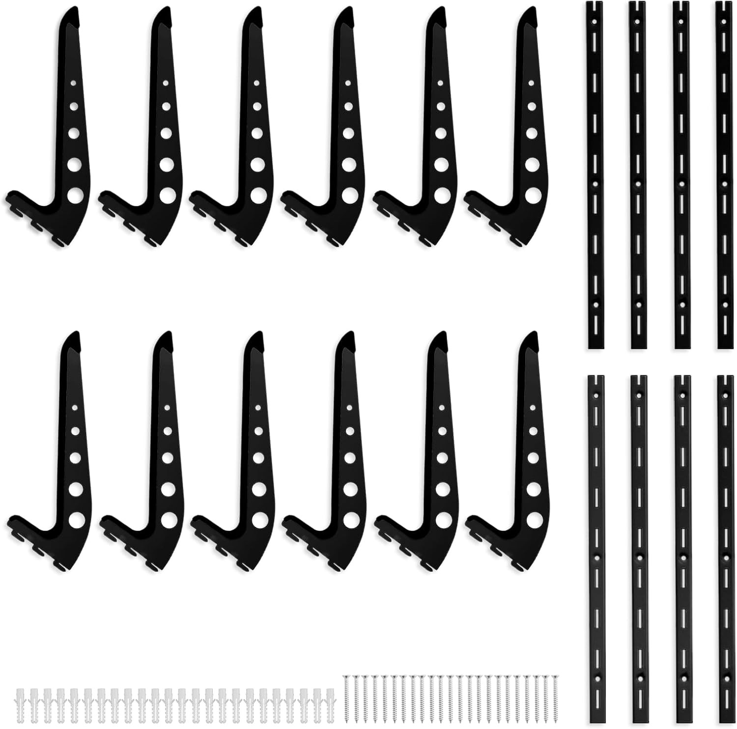Versatile Adjustable Wall Mount Rack for Snowboards & Surfboards Storage