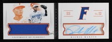 2015 Panini National Treasures College Signatures 67/99 Richie Martin Auto 11oq