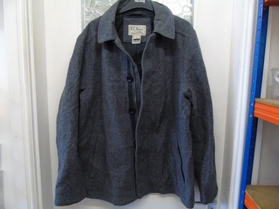 VINTAGE L.L. BEAN WOOL CHORE JACKE HERREN GR. M **TOP ZUSTAND**
