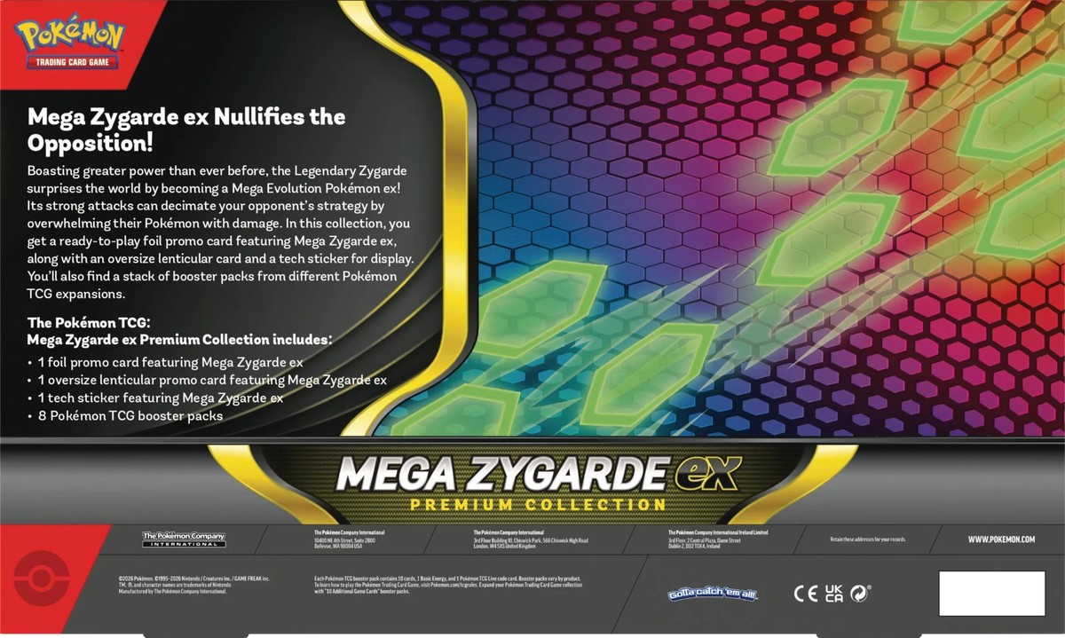 Pokemon TCG Mega Zygarde ex Premium Collection Box Sealed New | eBay