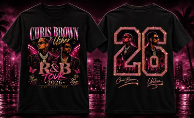 Chris Brown and Usher R&B Tour 2026 Deluxe Edition Shirt