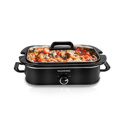 4-Quart Slow Cooker with Casserole Manual Warm Setting - Perfect Kitchen Smal...