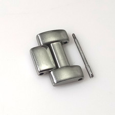 Rare 18mm Curved Stainless Steel LINK For Cartier Pasha 38mm - 100 Authentic