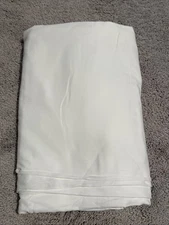 Frette King Flat Sheet White Flaw 118”x118”