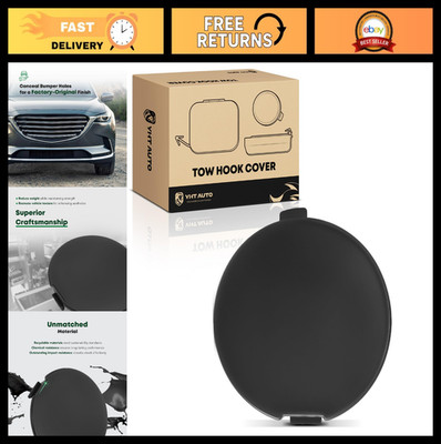 Tow Hook Cover for Mazda CX-9 2016-2023 - Front Bumper Towing Cap, Eye Hole Cove