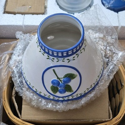 Heart of the Home 7pc. Candle set, Blueberry, basket included.