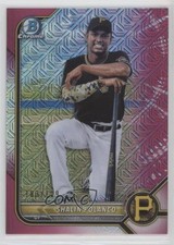 2022 Bowman Chrome Prospects Mega Box Fuchsia Mojo Refractor Shalin Polanco 0q4s