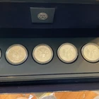 2011 P REVERSE PROOF SILVER EAGLE 5 COIN 25TH ANNIVERSARY SET W BOX/COA S W