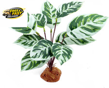 Reptile Artificial Plants, Terrarium Decorations, Amphibian Habitat Hideout