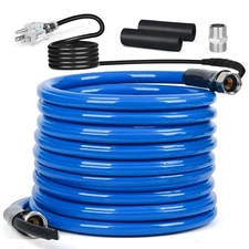 75FT Heated Water Hose for RV,Heated Drinking Water Hose with Thermostat,Lead...