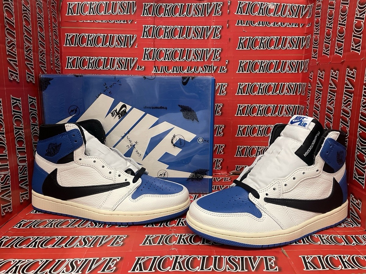 Size 8.5 - Jordan 1 x Fragment x Travis Scott High Blue EU  display picture 3
